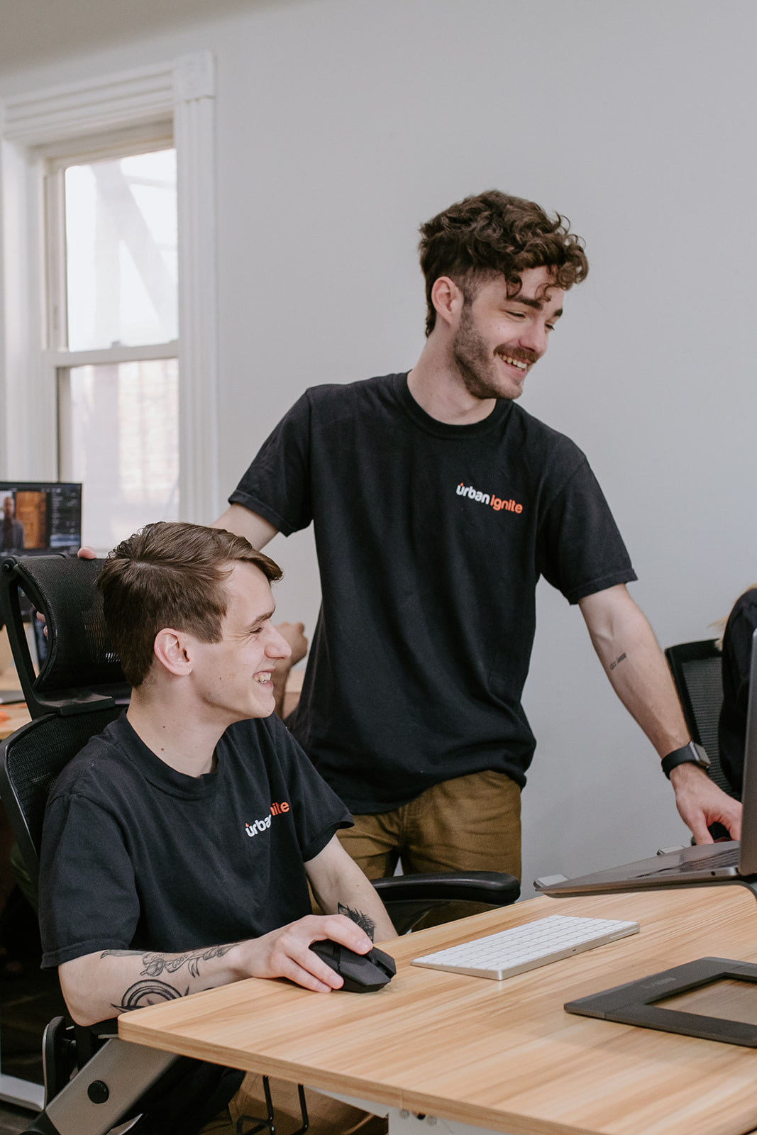 Urban Ignite web team onboarding a new client site